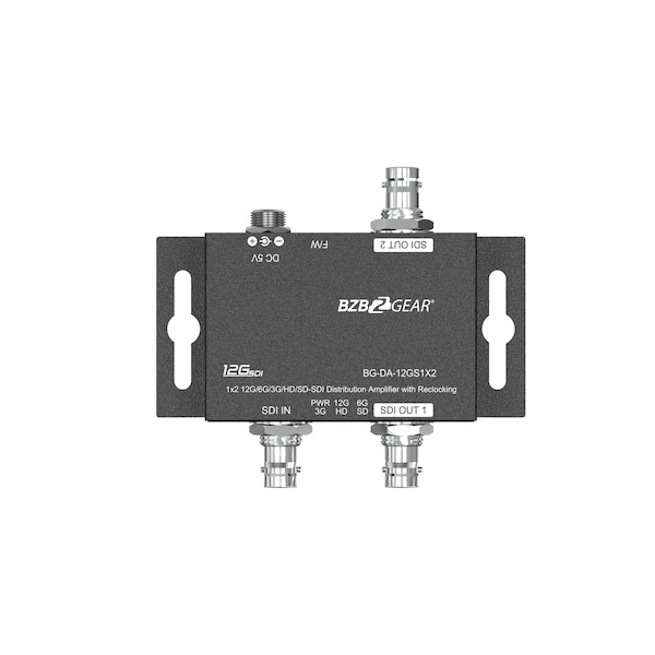 Bzbgear 4K UHD 12G-SDI 1x2 Splitter/Distribution Amplifier BG-DA-12GS1X2 - main